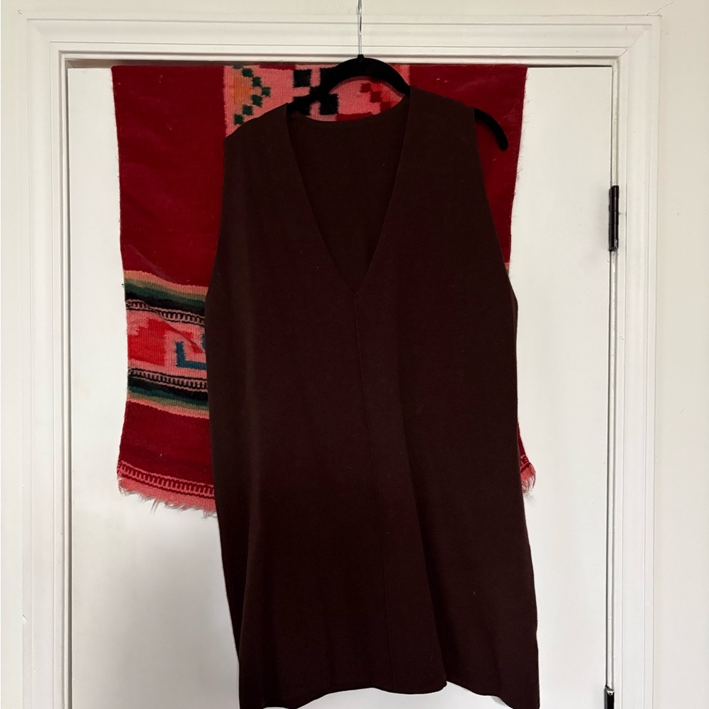 Muji Brown Tunic Top